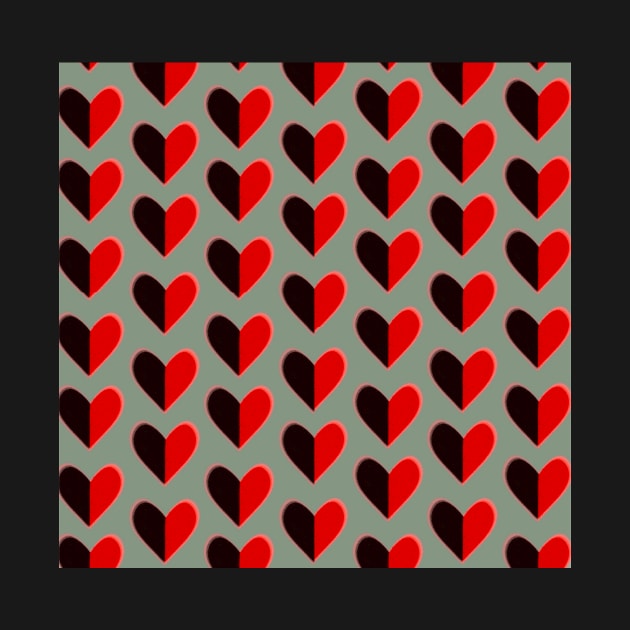 Two Colour Heart by Almanzart
