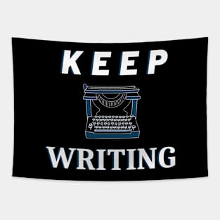 Keep Writing Typewriter Tapestry