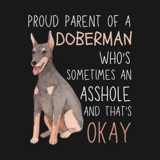 Proud Parents of Doberman Pet Lover T-Shirt