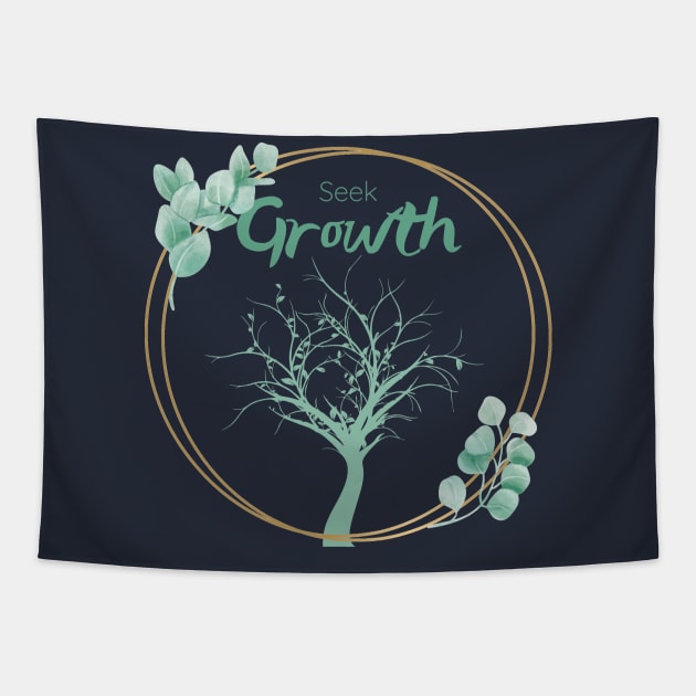 Seek Growth Tapestry by UmarGhouse