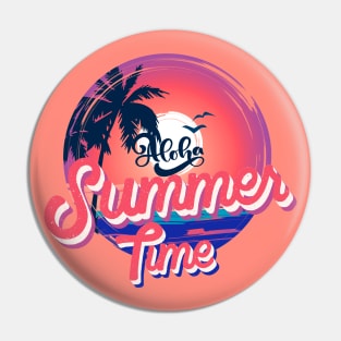 Summer time Pin