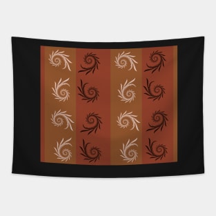 Caramel Toffee Swirl Stripe Tapestry