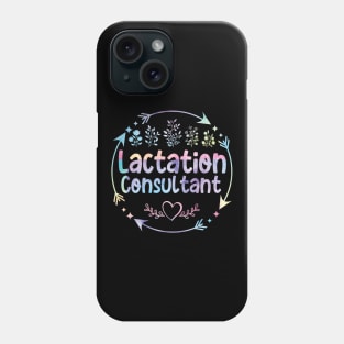 Lactation Consultant cute floral watercolor Phone Case