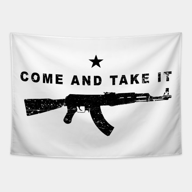 AK-47 Come and Take It Tapestry by The Libertarian Frontier 