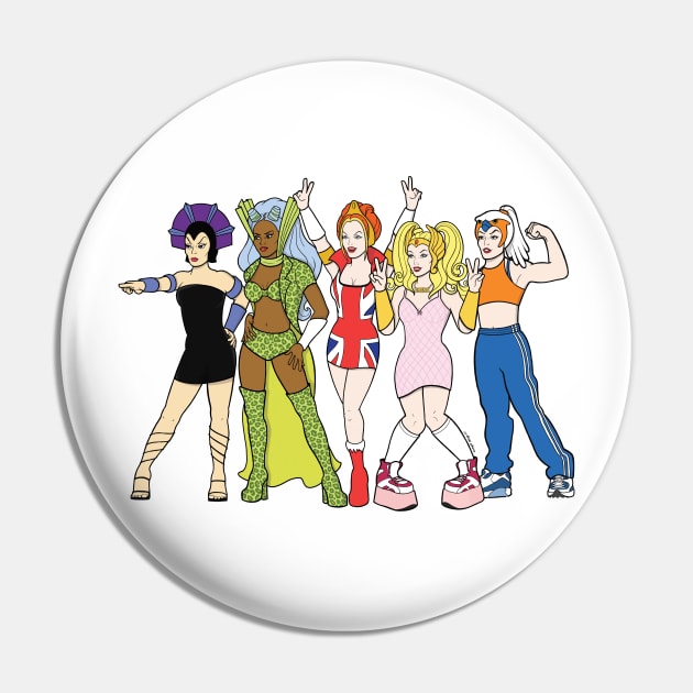 NO LOGO MOTU GIRLS Pin by AndrewAhernArt