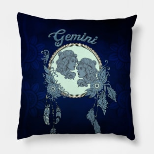 Zodiac sings gemini Pillow