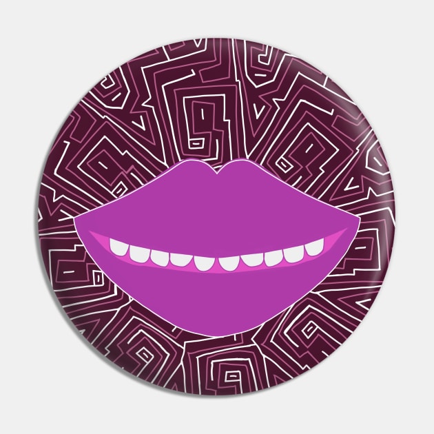 Amazing Smile Mouth Chocolate Pin by so_celia