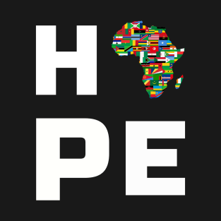 Hope,Africa Map T-Shirt