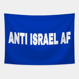 Anti Israel AF - White - Back Tapestry