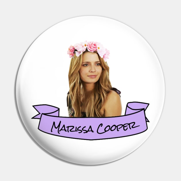 Marissa Cooper Flower Crown Pin by lunalovebad