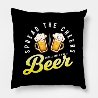 BEER - Spread The Cheers With Smile Pillow