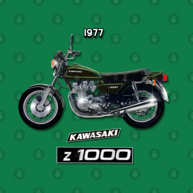 The Sublime 1977 Kawasaki Z 1000 Motorcycle by MotorManiac by MotorManiac