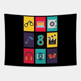 Sense8 Flat Icons Tapestry