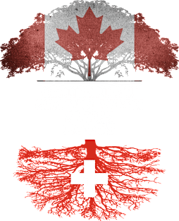 Canadian Grown With Swiss Roots - Gift for Swiss With Roots From Switzerland Magnet