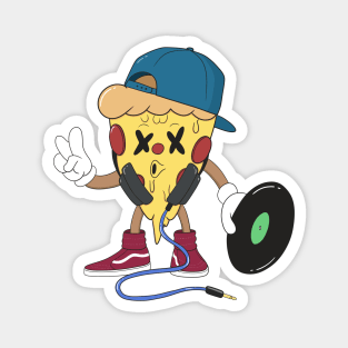 DJ Pizza Magnet