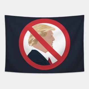 No Trump Sign Tapestry