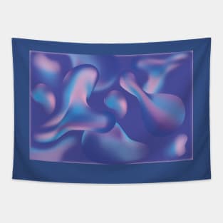 Abstract Artwork Iridescence Liquid Holographic  Tapestry