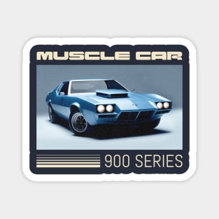 Real Muscle Car Magnet