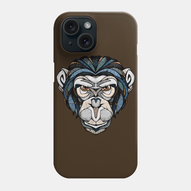 Chimp Phone Case by AndreasPreis