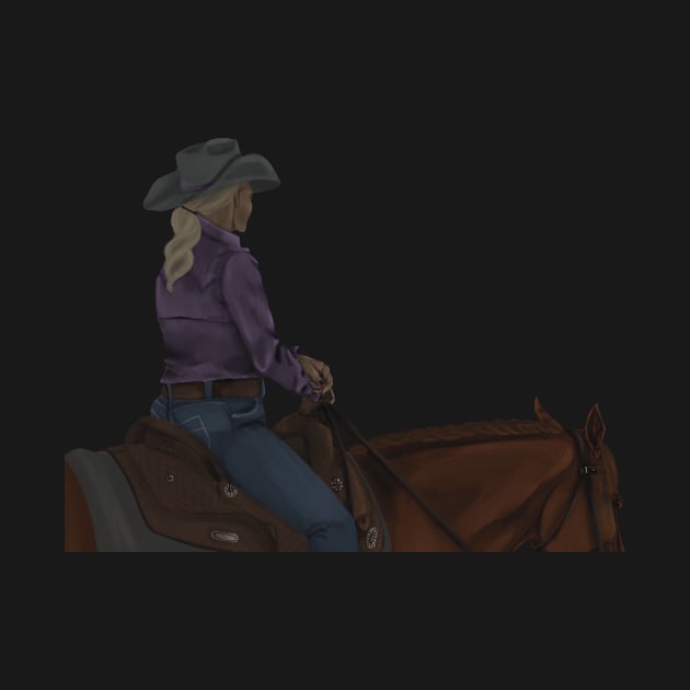 Chestnut Rodeo Horse at the Fairgrounds Decal by themarementality