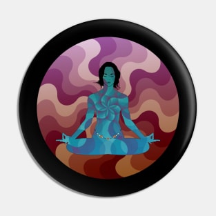 Floating Meditation Yoga Pin