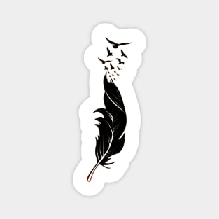 Feather Birds Magnet