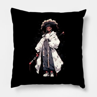 Afro Samurai Girl Pillow