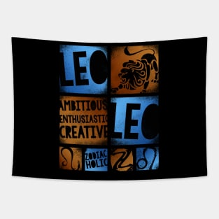 Zodiac LEO Graffiti Box Series Tapestry