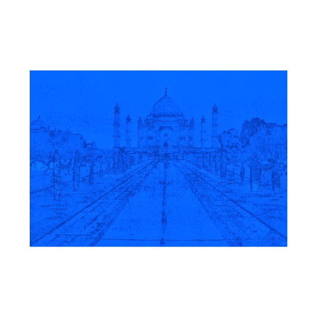 Taj Mahal blue by QualitySolution