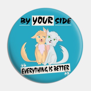 By your side (Cats Kawaii) Pin