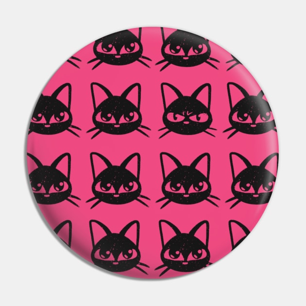 Cat pattern Pin by BATKEI