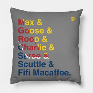 Main Force Patrol Roster (Colorized) Pillow