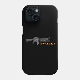 M16A2 M203 Rifle Phone Case