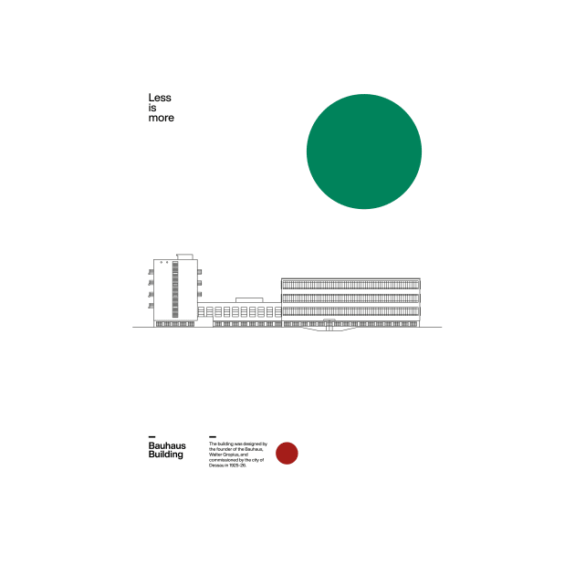 Bauhaus Building Walter Gropius 1926, Minimal Architecture Dessau Bauhaus Design by sub88