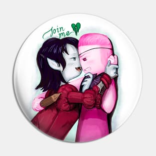 "Join me" - Vamp world Marceline (the Star) and Bonnibel, Adventure Time / Fionna and Cake fan art Pin