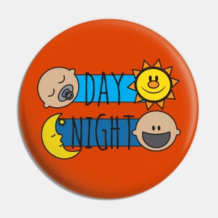 day and night Pin