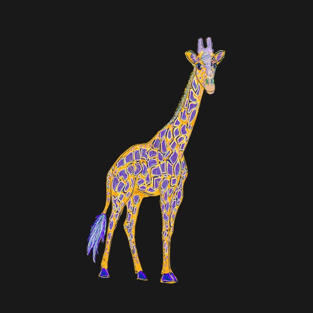 Giraffe by AlexandraHallPinner