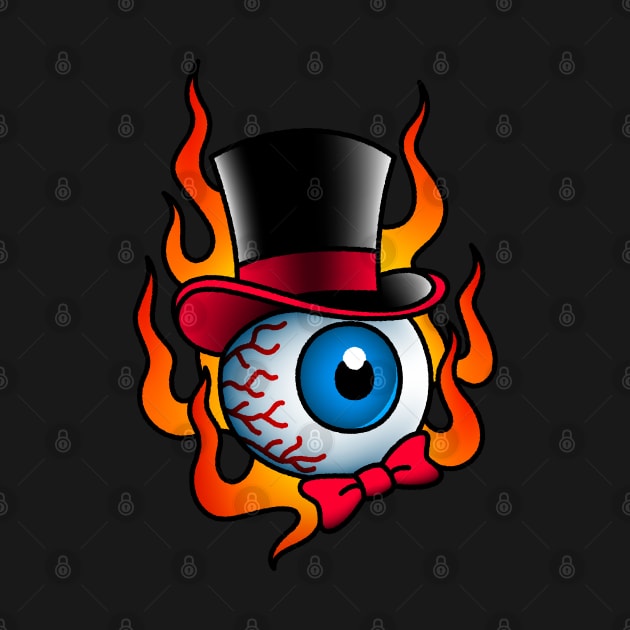 American Traditional Dapper Eyeball by OldSalt