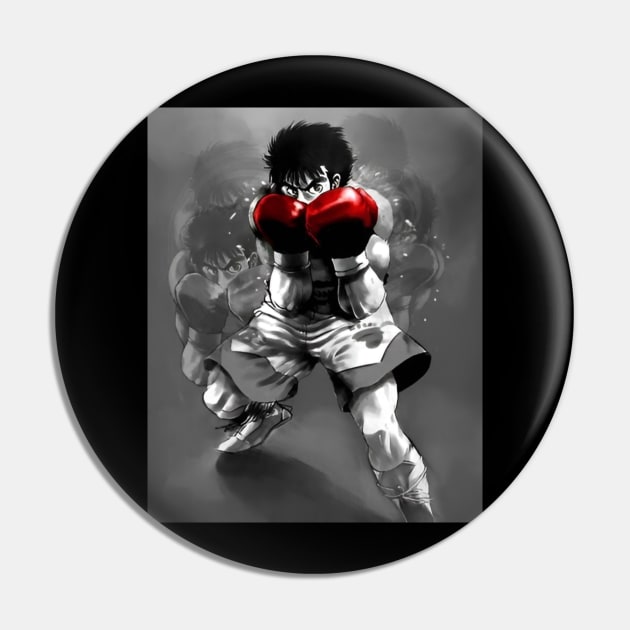 Hajime No Ippo Motivational Poster Pin by Fit-Flex