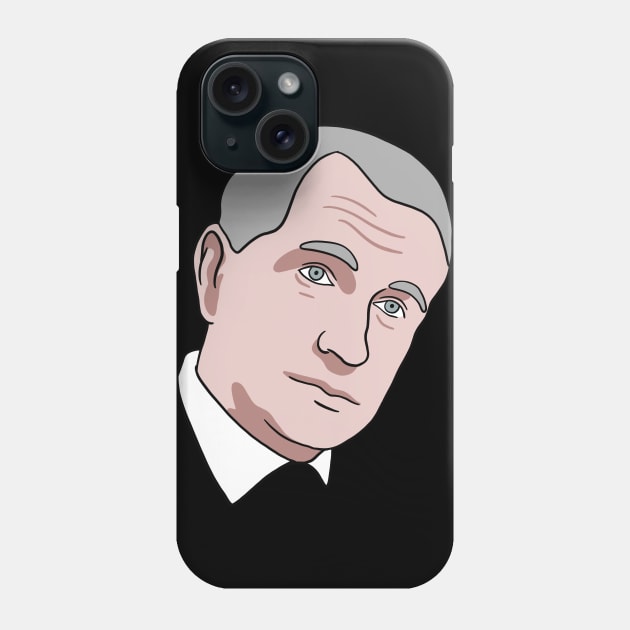 Georges Bataille Minimal Portrait - Philosophy Phone Case by isstgeschichte