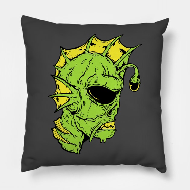 Deep Sea Creature Pillow by Talonardietalon