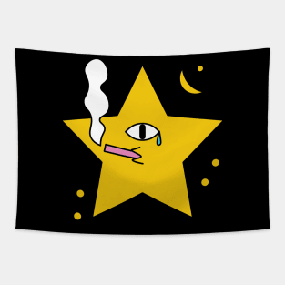 SMOKING STAR Tapestry