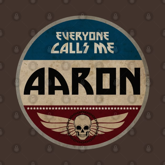 Vintage Name Tag: Aaron by CTShirts