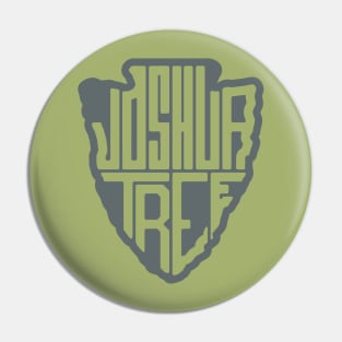 Joshua Tree National Park name arrowhead Pin