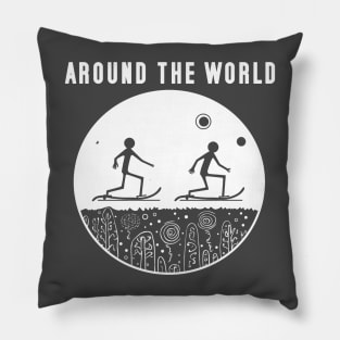 around the world with best friend Pillow