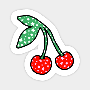 Starry Cherry Magnet