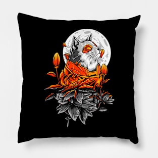 Crazy Space Cat Design Pillow