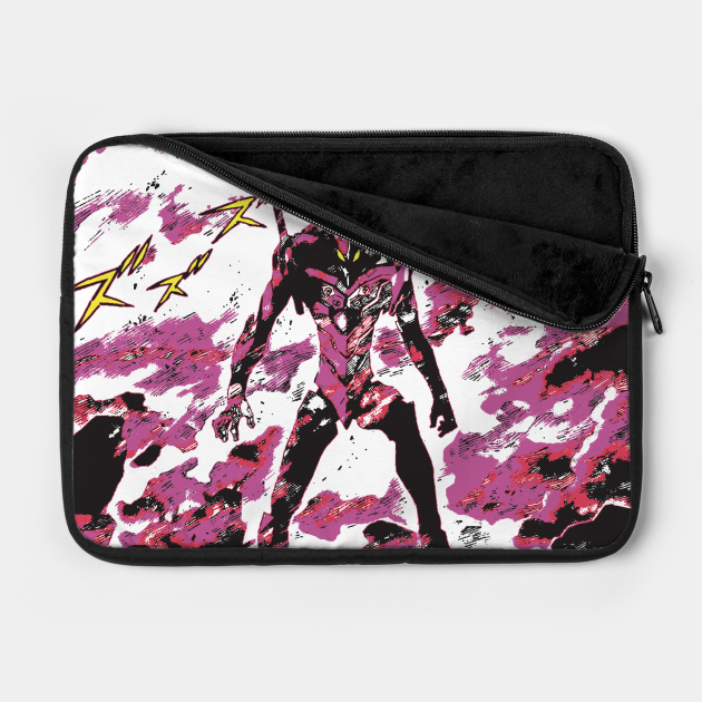 Evangelion Eva 01 Berserk Manga Edition Evangelion Laptop Case Teepublic Berserk button / neon genesis evangelion. evangelion eva 01 berserk manga edition by obtineo