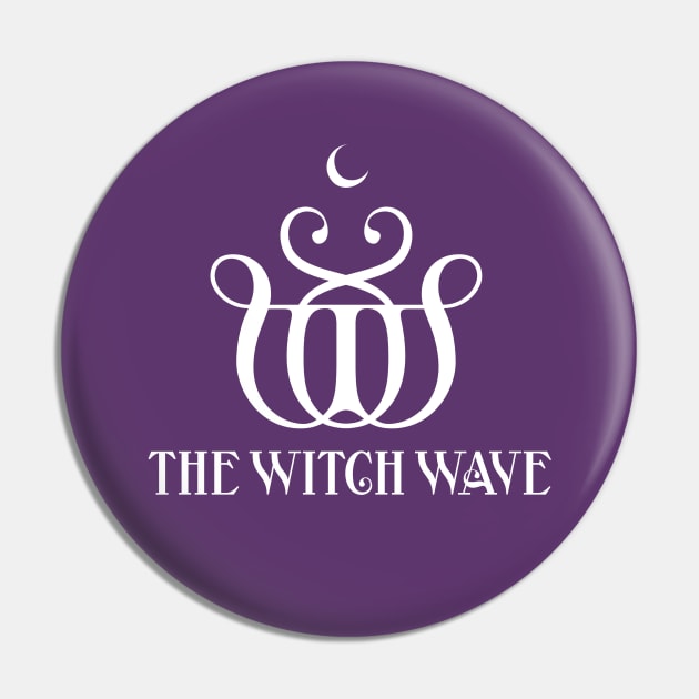 Witch Wave - White Logo + Title Pin by The Witch Wave