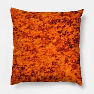 Orange Marble Texture Pillow